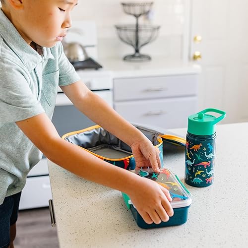 Miniatura 2 de Wildkin Recipiente de plástico para alimentos para niños y niñas, perfecto para guardería y preescolar, recipientes de almacenamiento de alimentos