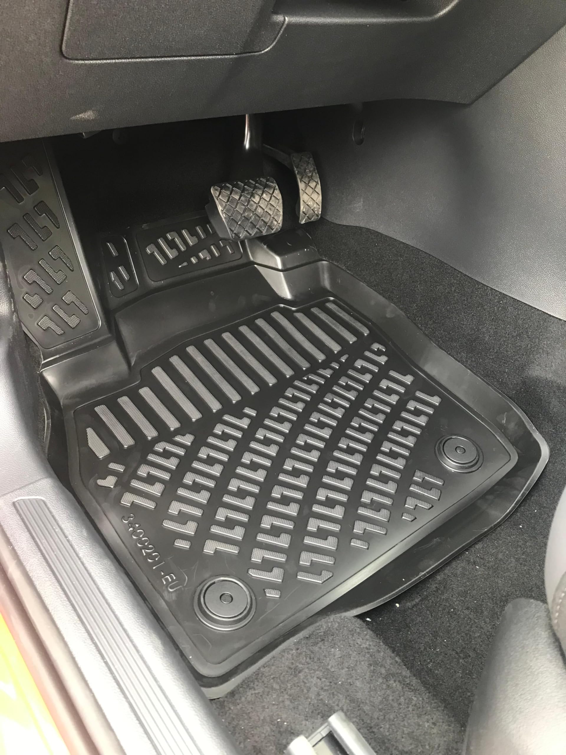 Trimak Passgenau 3D Fussmatten & Untere Kofferraumwanne Auto Set Kompatibel mit Volkswagen T-Cross ab 2019 Auto Zubehör Gummimatten & Kofferraummatte Autos TPE Allwetter Geruchlos rutschfest