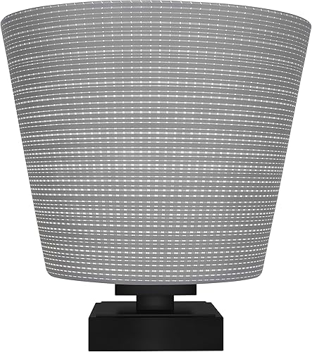Vista 17 de Toltec Lighting Luna - Lámpara de mesa con 1 luz en negro mate (52-MB-531)