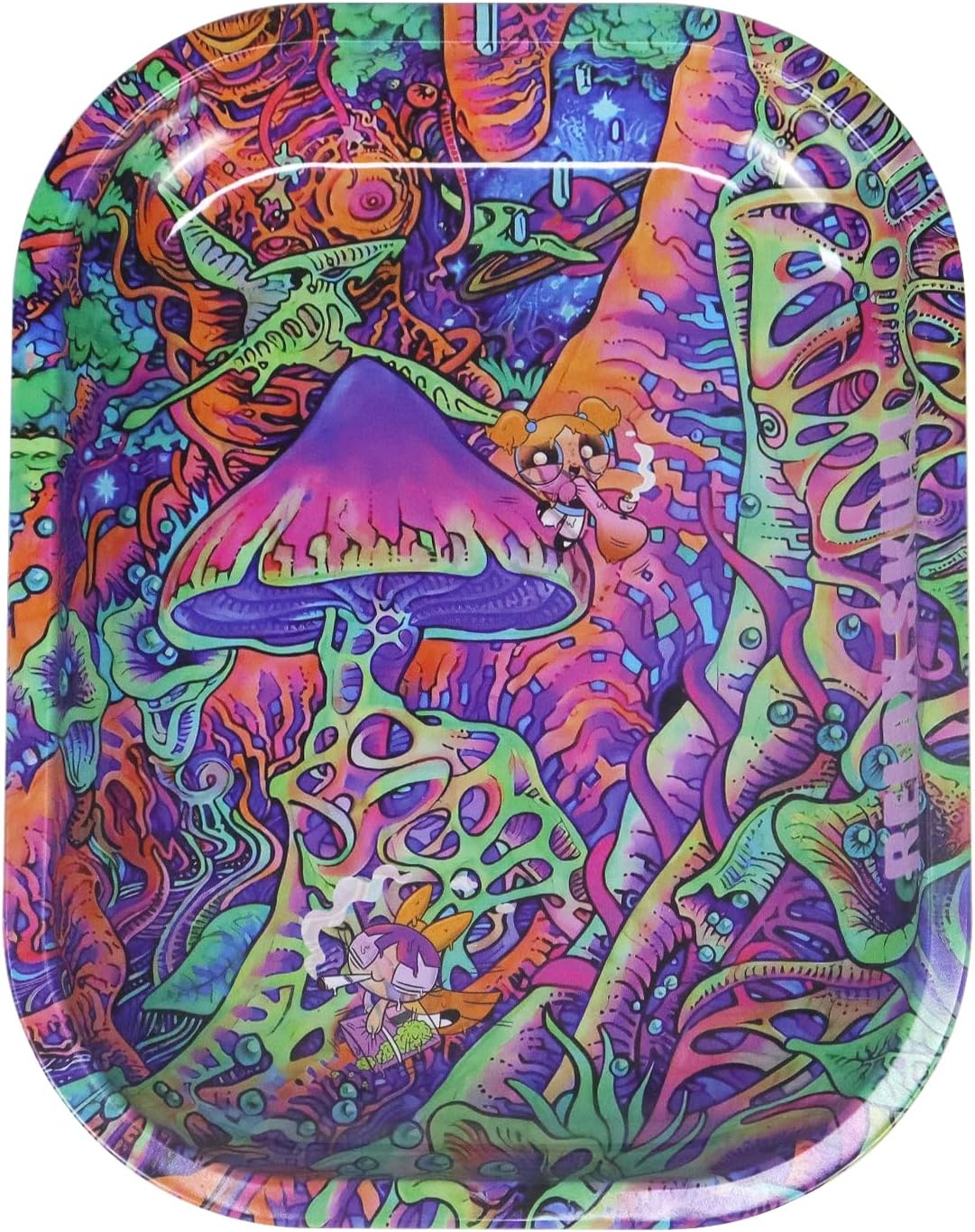Tray - Multipurpose Metal Tray for Home Décor, Storage – Practical Small Metal Tray-Mushroom