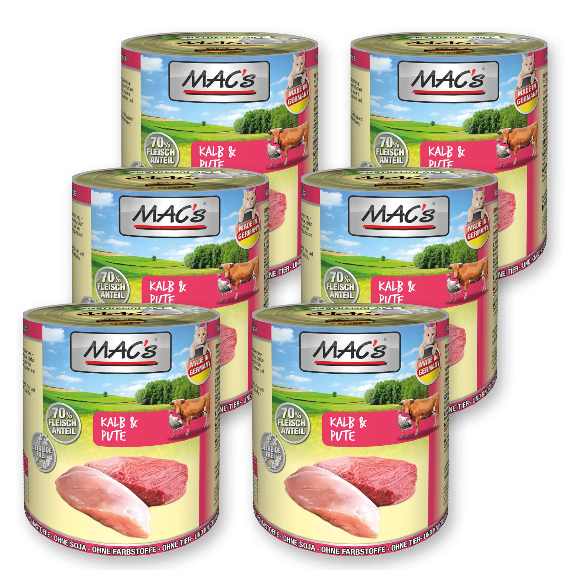 MACS | Vitello & pute | 6 X 800 G