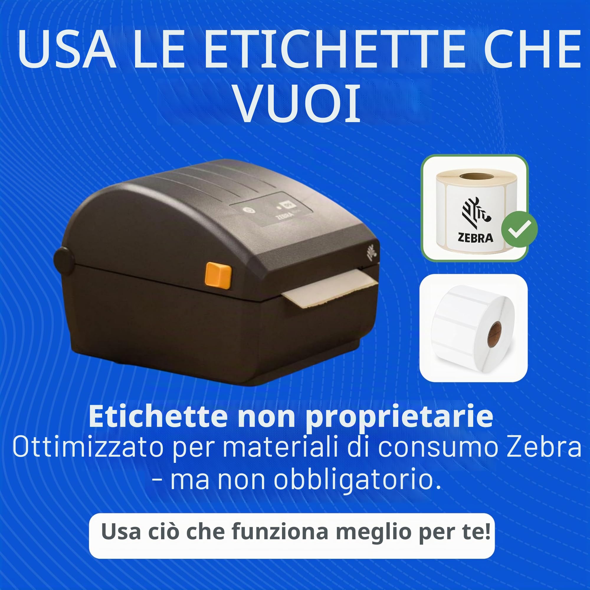 Zebra Stampante termica diretta ZD220 standard EZPL USB