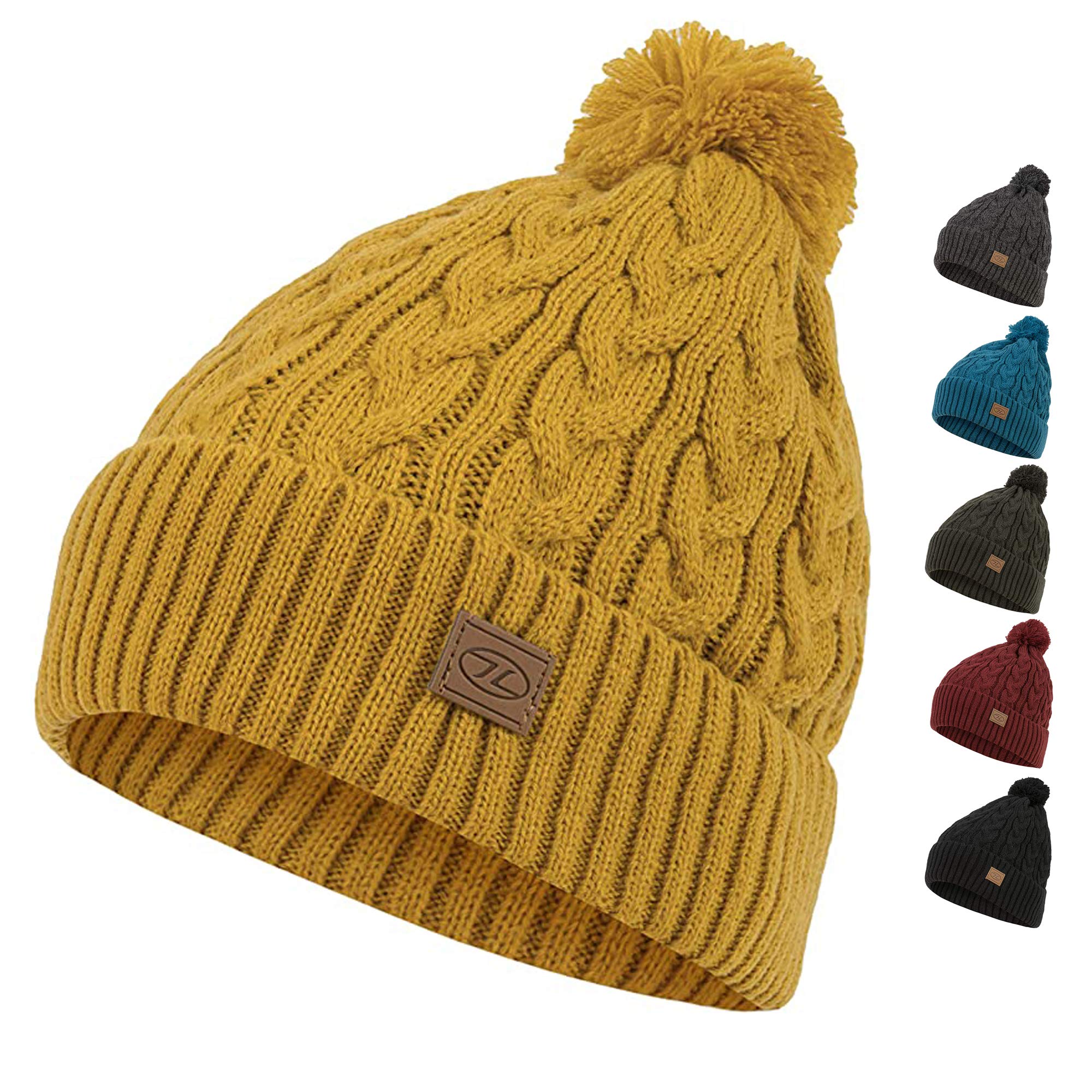 HIGHLANDERBEIRA LINED BOBBLE HAT - ARROWWOOD