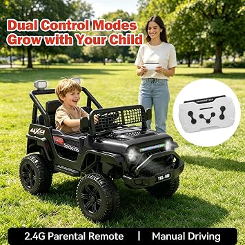 12V Ride on Toys with Remote Control, Ride on Truck