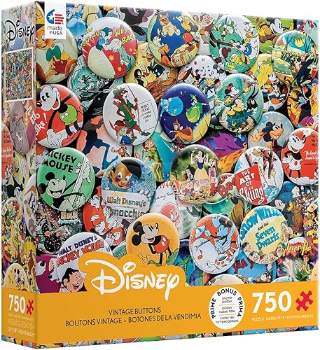 Miniatura 3 de Ceaco - Disney - Botones Vintage - Rompecabezas de 750 piezas