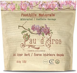 Foothills Naturals PAU D'Arco Bark Cut - 1 Pound / 454g