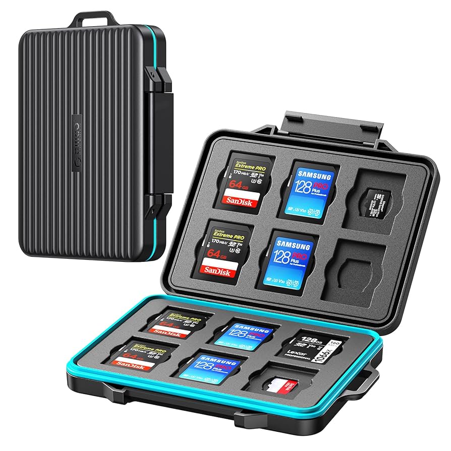 メモリーケース12枚収納ボックス SD/microSD Memory用 楽天市場】SD／microSDカードケース 12枚収納可能