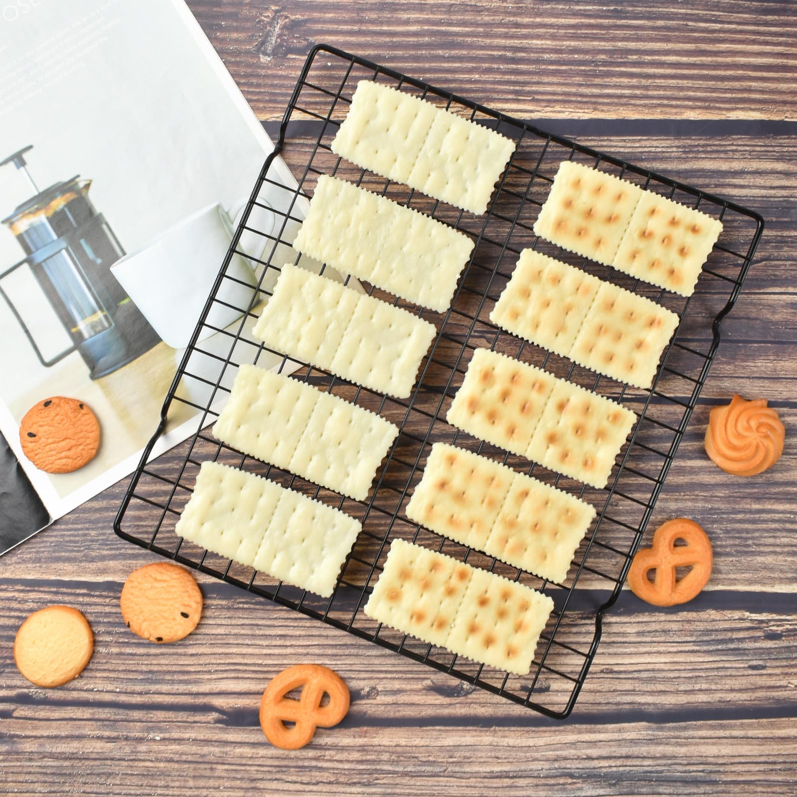5 pezzi di simulazione biscotti biscotto torta finta modello alimentare simpatico orso biscotti tavolo da dessert puntelli campione display decorazioni per la casa  15