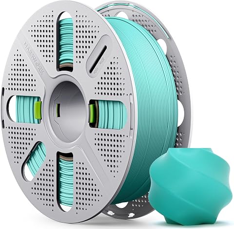 Pastel Teal Matte PLA Filament with Quick-Swap Reusable S...