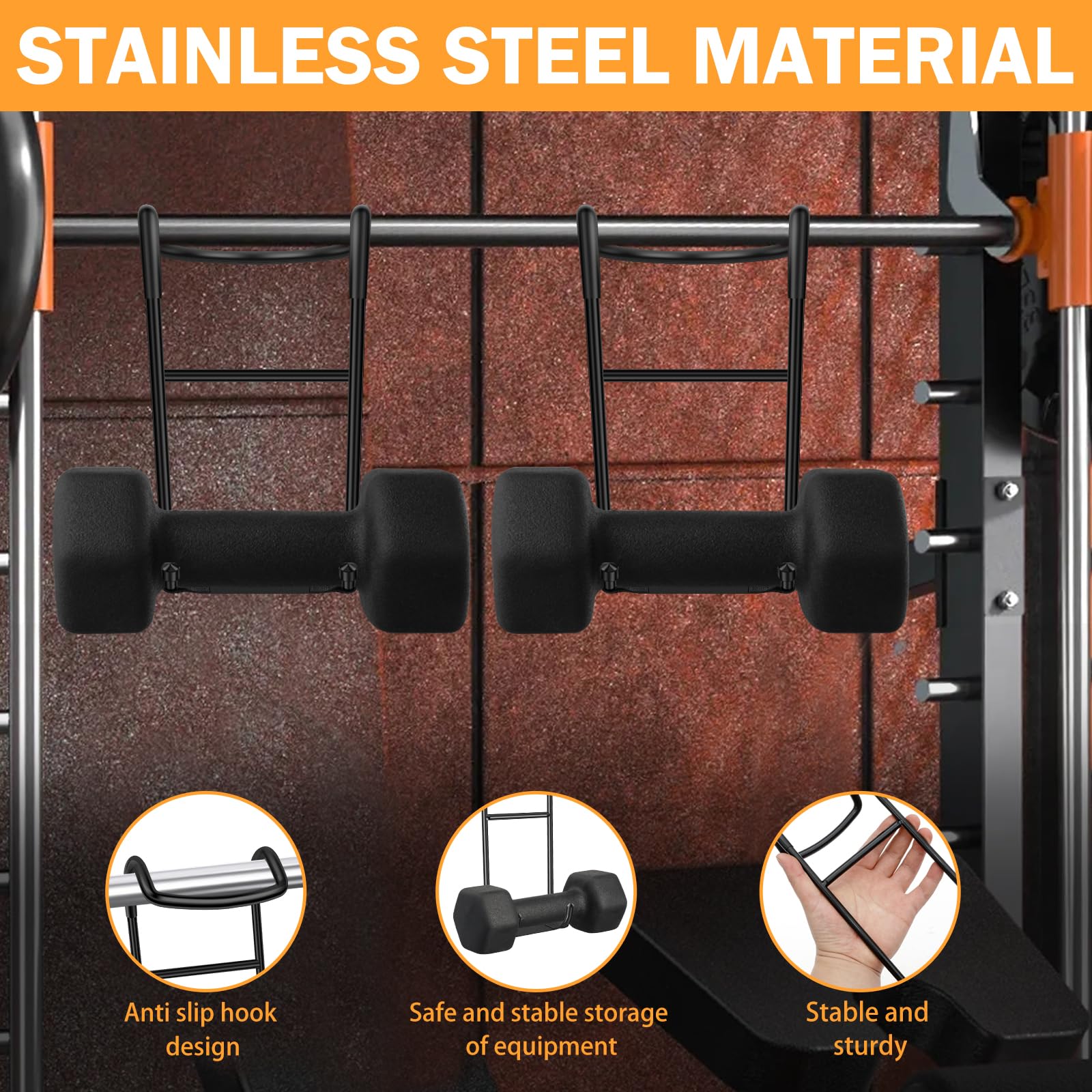 Amazon.com: LCZNXJJY 2PCS Dumbbell Spotter Hooks, Heavy Duty