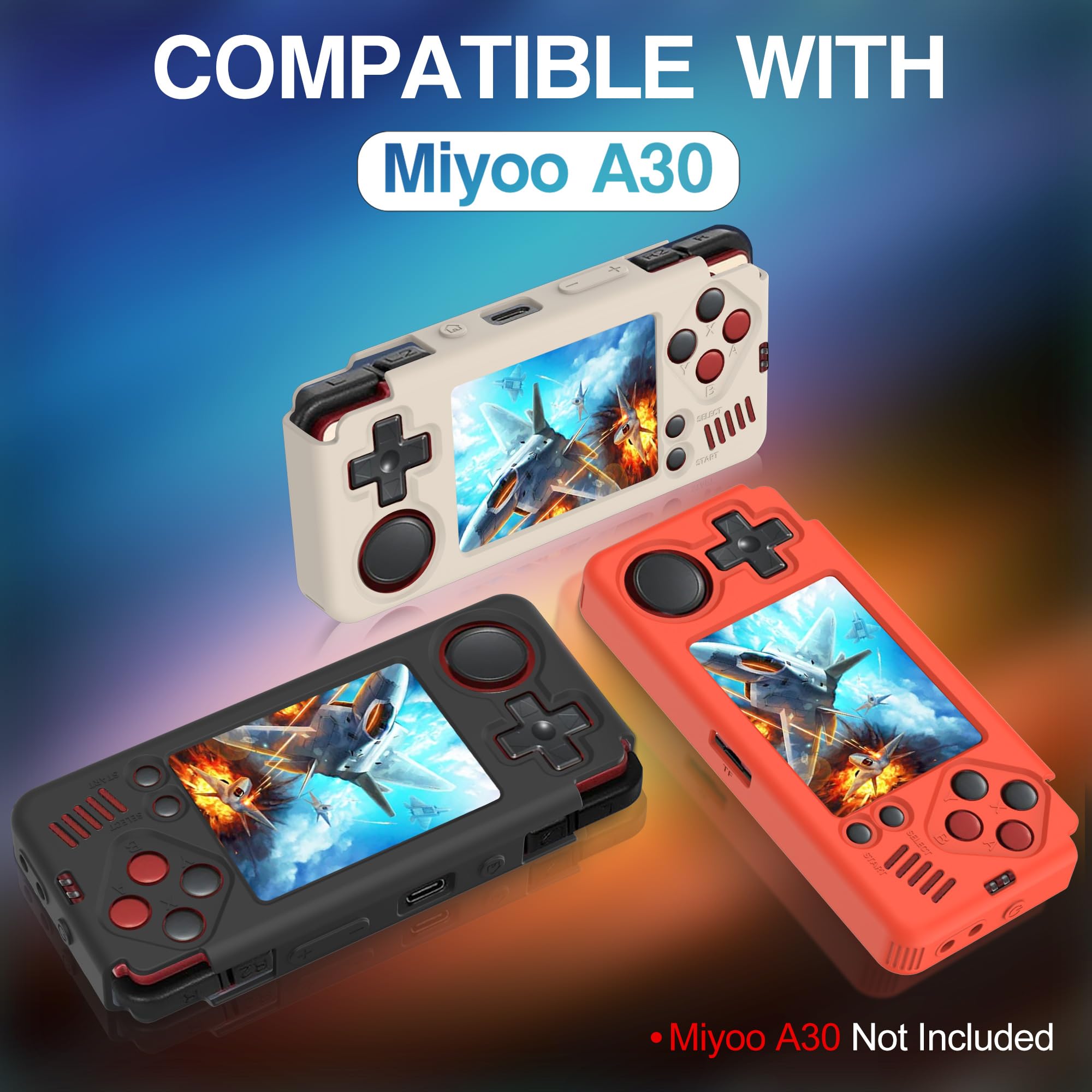 Amazon.co.jp: SKRVGOJFG Miyoo A30 シリコンケース 滑り止め 耐衝撃