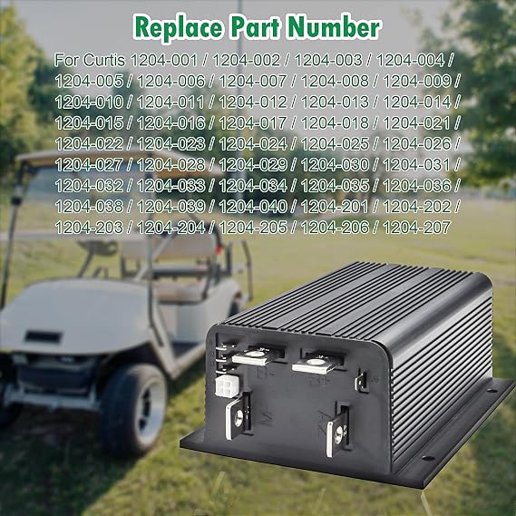 for Curtis 1204-408 Controller 48V 225Amp (0-5K) Compatible with Curtis Golf Cart PMC Motor Controller, Replace 1204 1205 Controller