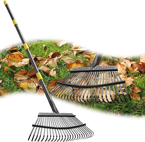 Rastrillo de hoja grande de 5 pies