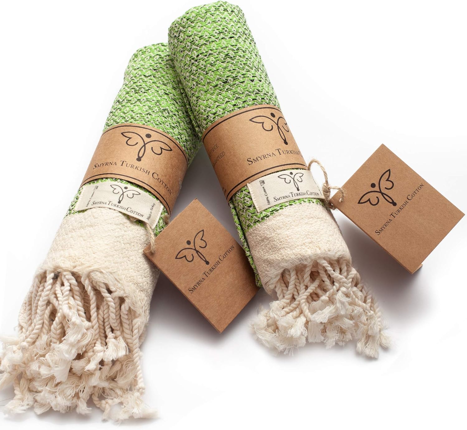 SMYRNA TURKISH COTTON Original Turkish Hand Towels 100