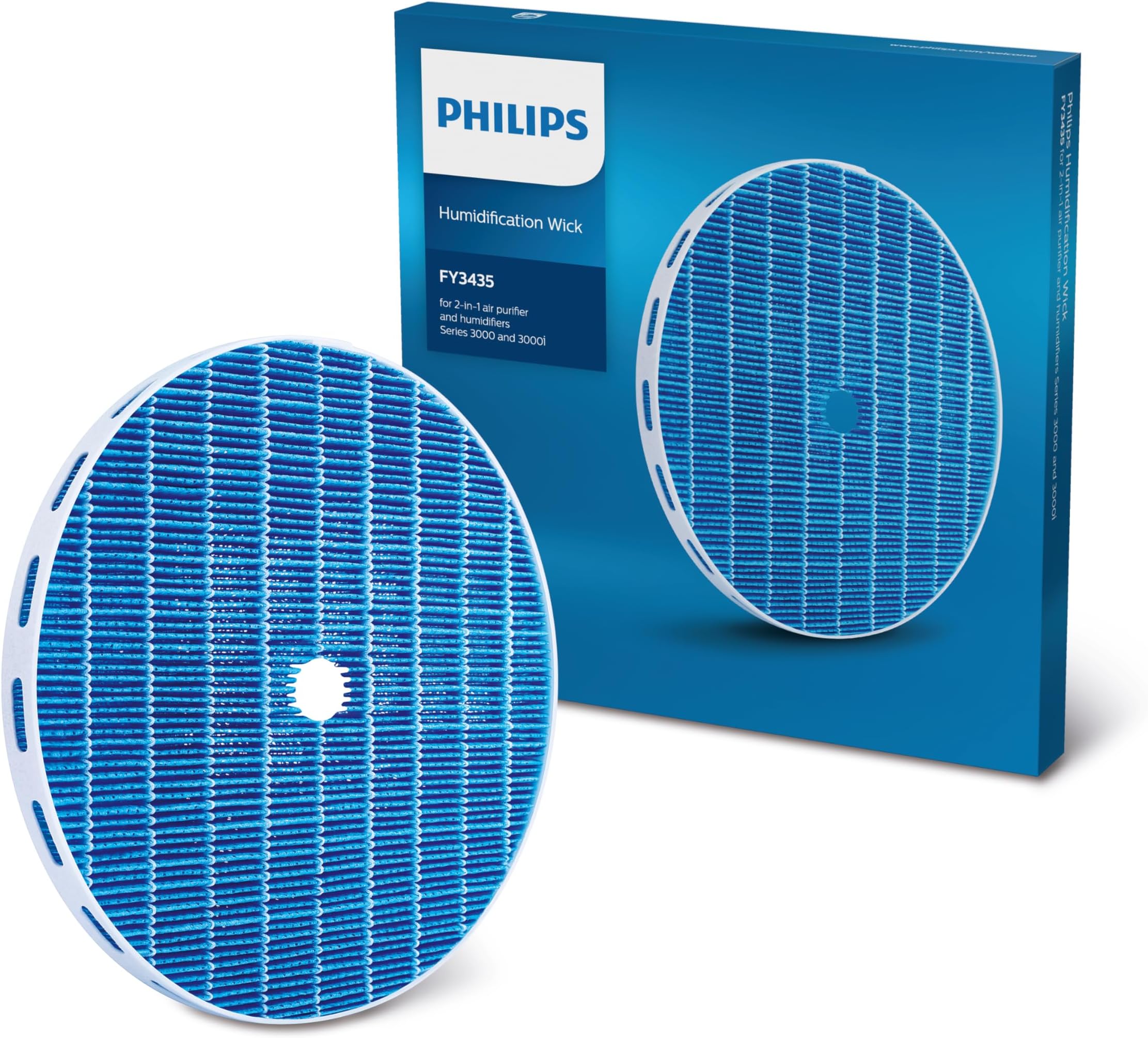 Humidification wick (FY3435/30), Blue/White