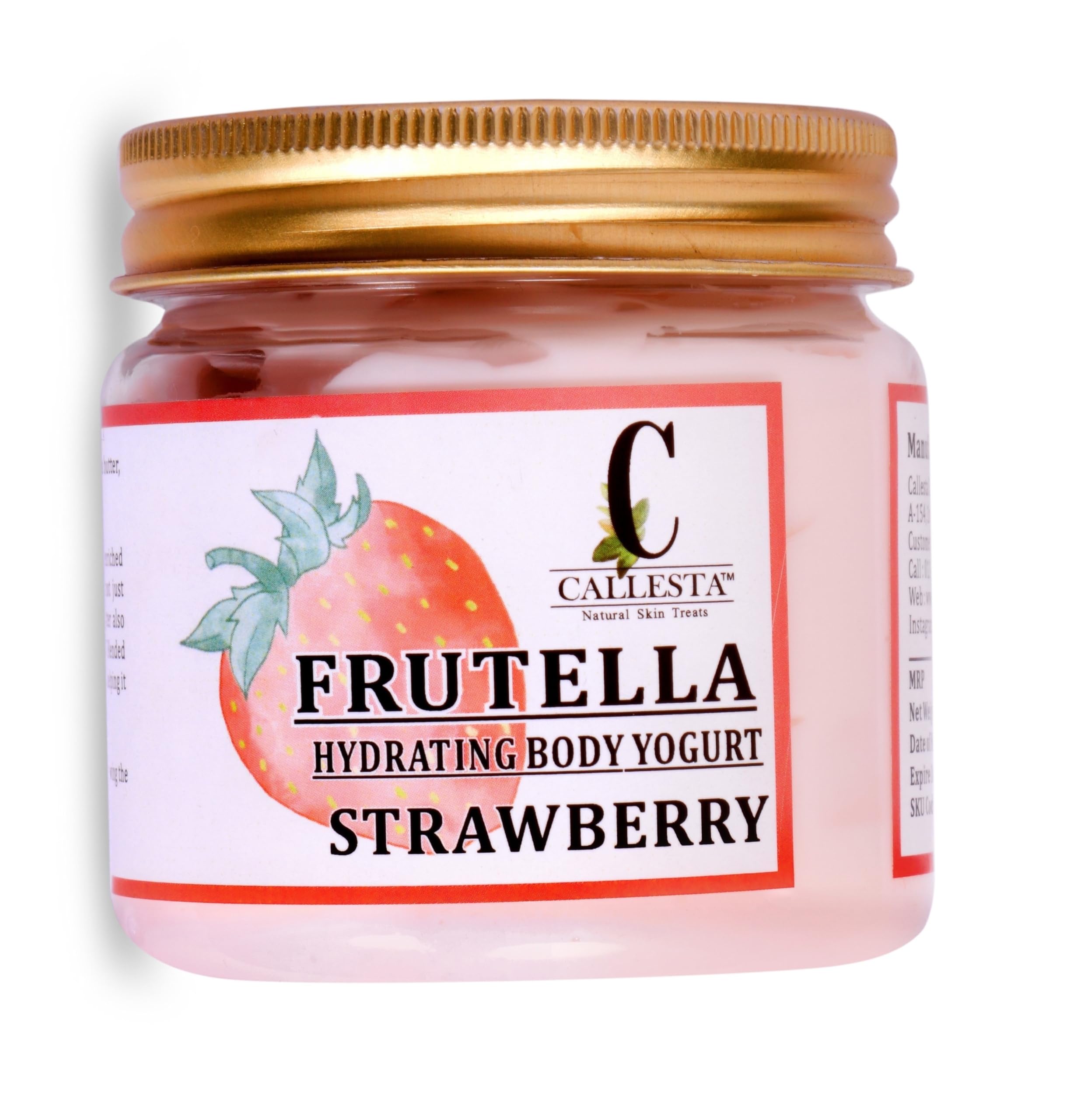 Buy Callesta Fru-tella Hydrating Body Yogurt, Strawberry, with