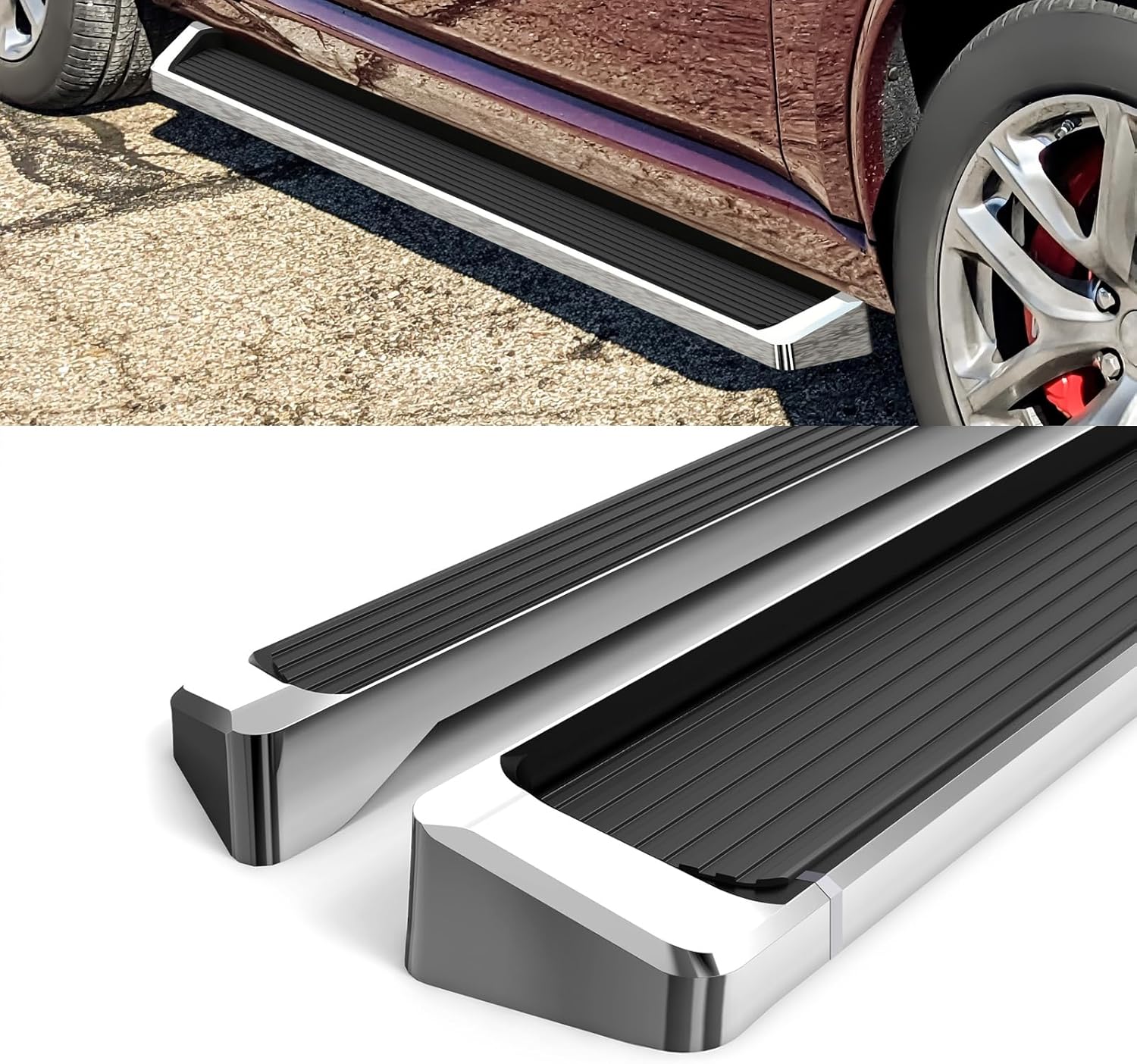 for 2011-2026 Durango Sport Utility 4-Door (Nerf Bar Side Steps) 6" Eboard Running Boards