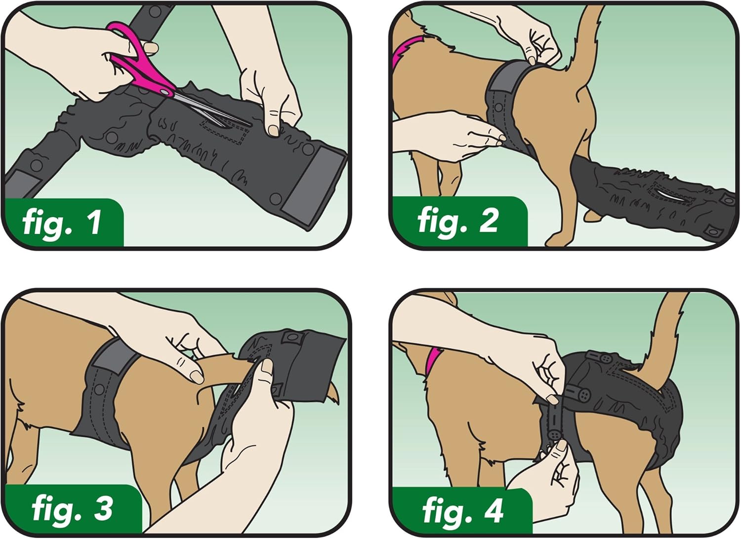 Vet's Best Washable Female Diaper - XXS/XS