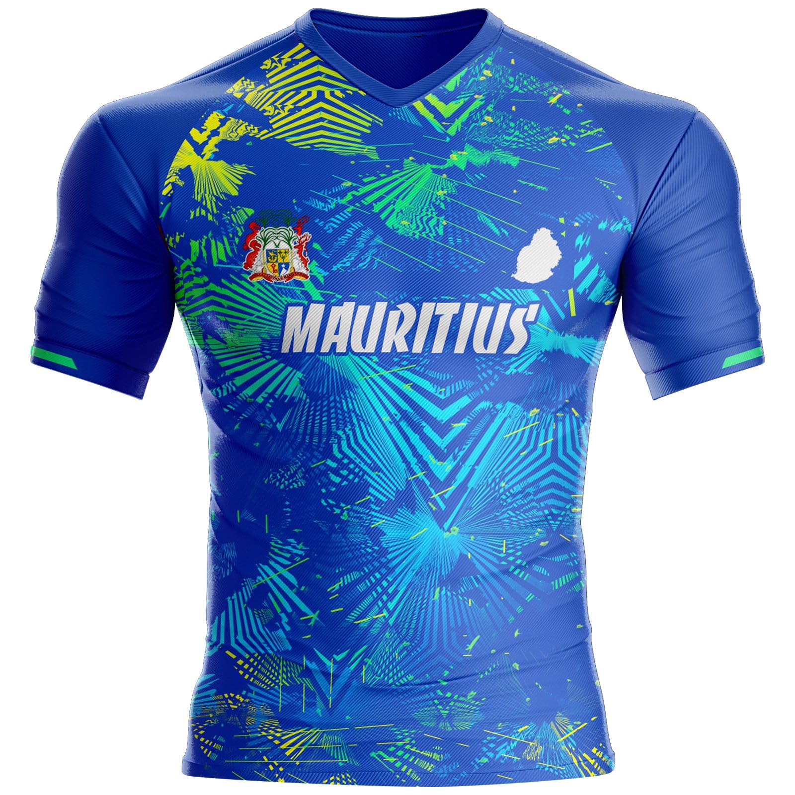 Maillot Maurice MR-28 Football, Cadeau, Drapeau