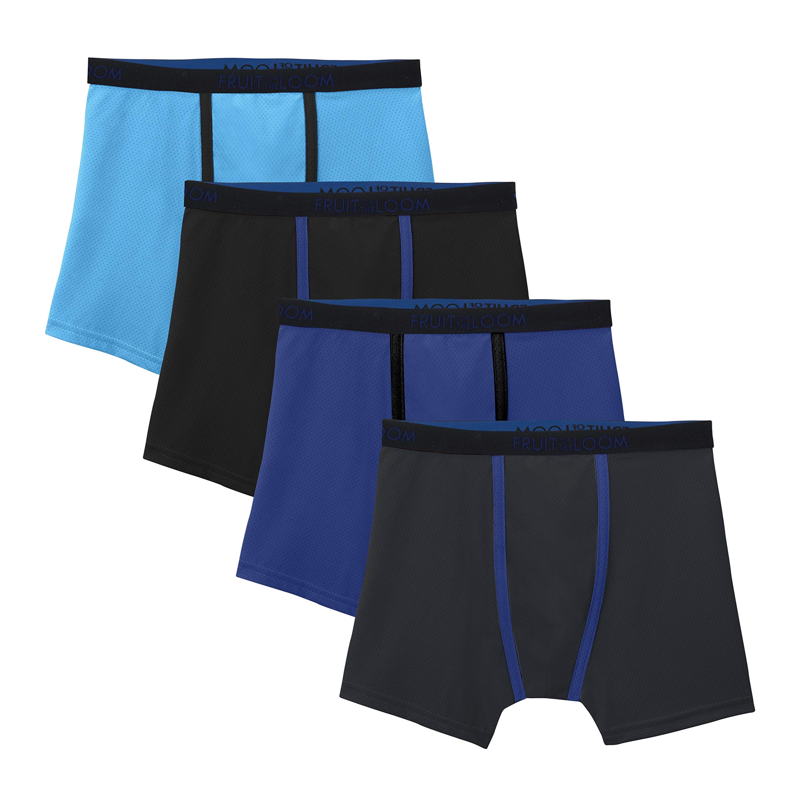 Fruit of The Loom Boys Assorted Breathable Cotton Boxer Brief underpantsBoxer Briefs