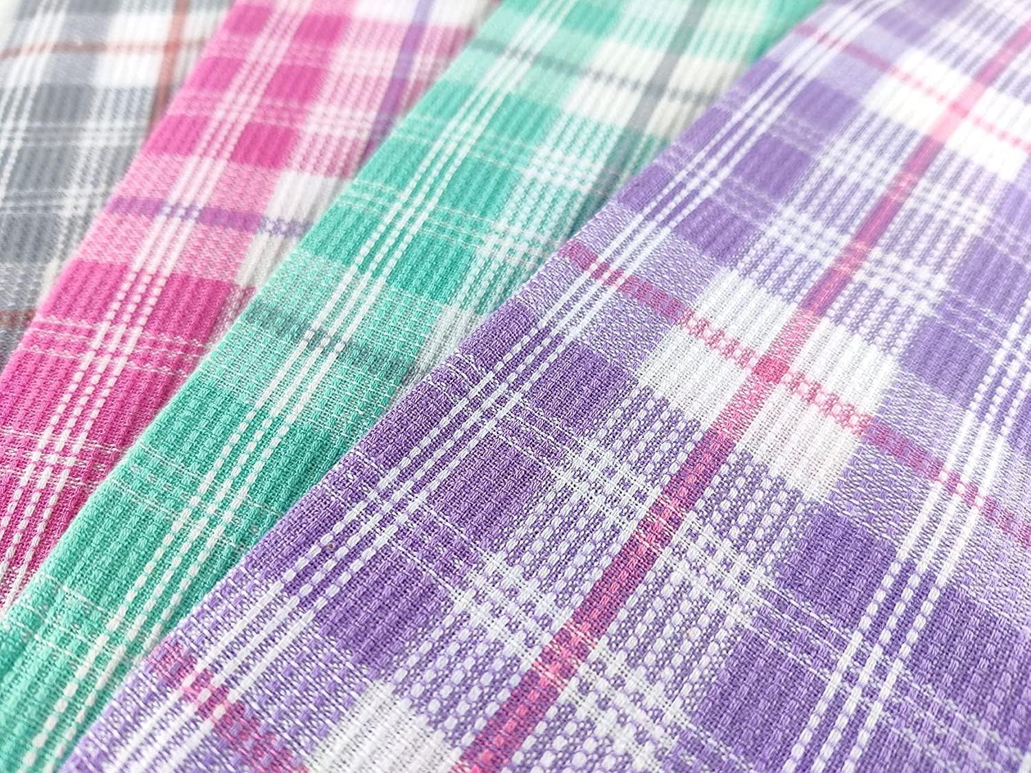 Indian Cotton Bath Towels (Assorted) - Set of 6