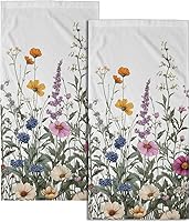 Vista 17 de Giwawa Juego de 2 toallas de mano de ciervos del bosque, toallas de mano de animales salvajes, toallas suaves para la cara de los invitados