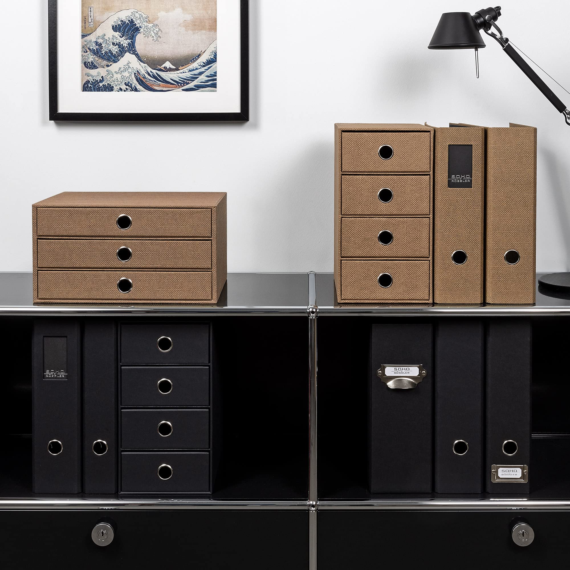 Scatola Per Foto S.O.H.O. Rossler - Con Etichetta Iscrivibile, Blu, Per Collezioni E Archivio - Foto 11