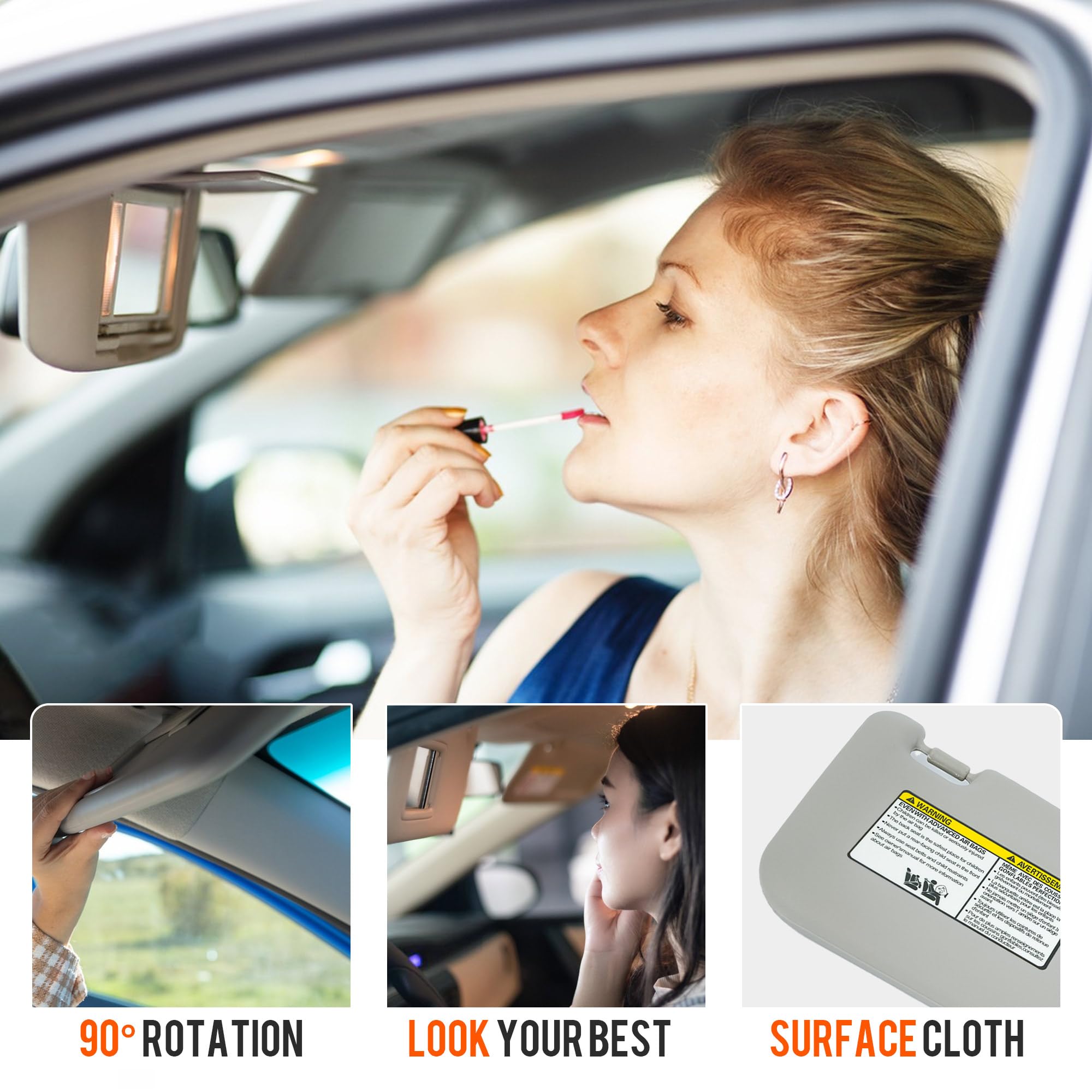 Visera Solar 7432042420b0, Multifuncional Para El Lado Izqui