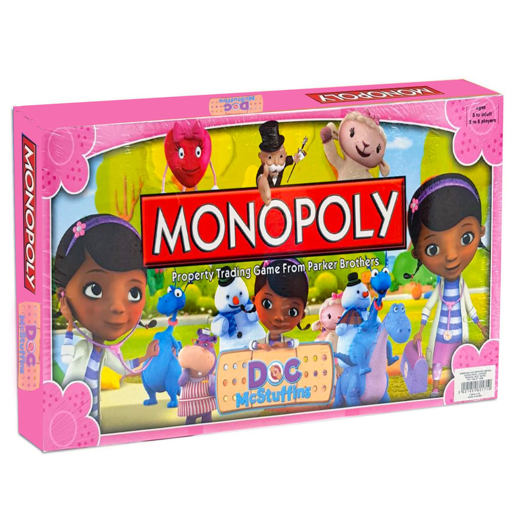 VersaMarts Mono-poly Doc Mc-Stuffins Board Game – Family Strategy Game for Ages 8+
