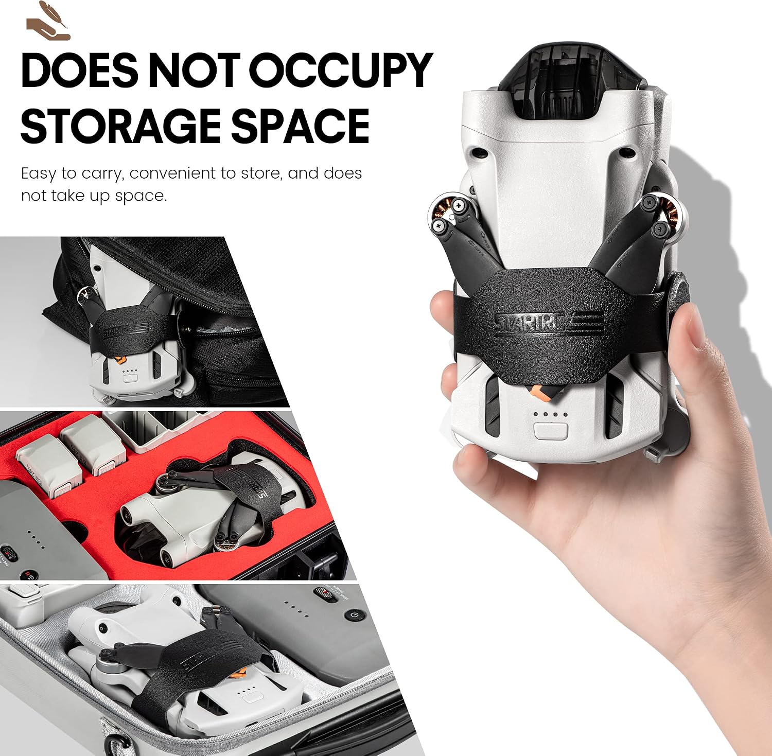 STARTRC Mini 3 Pro Propeller Holder Strap for DJI Mini 3/Mini 3 Pro Drone Accessories