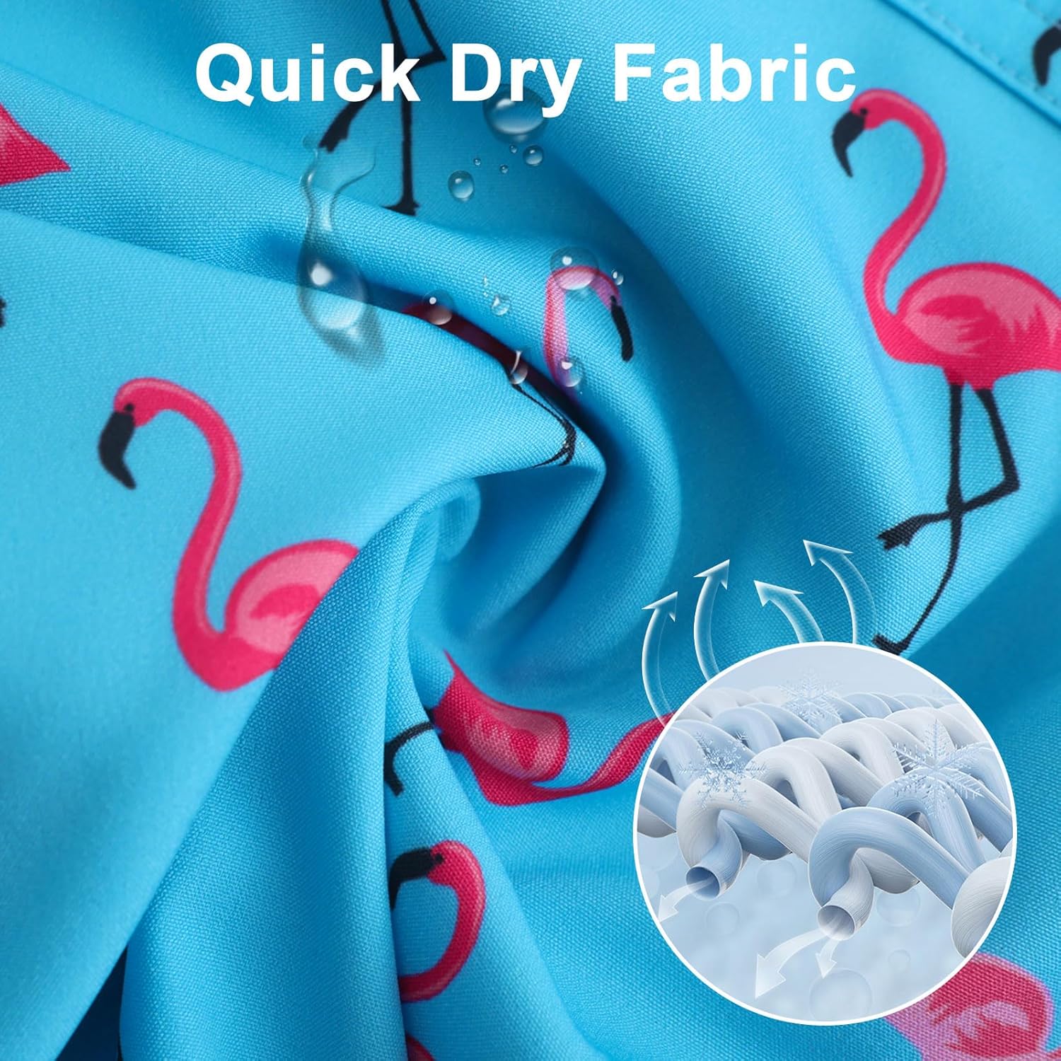 HODOSPORTS Mens Swim Trunks 5" Inseam Quick Dry Swimsuit with Compression Liner and Pockets Swimming Shorts - Image 6