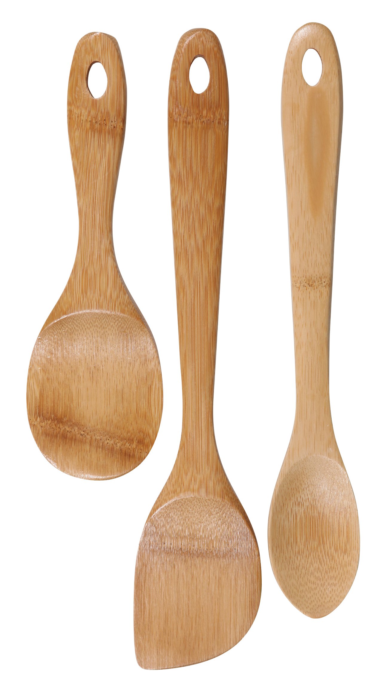 Joyce Chen Burnished Bamboo Stir Fry Set, 3 Piece, Natural