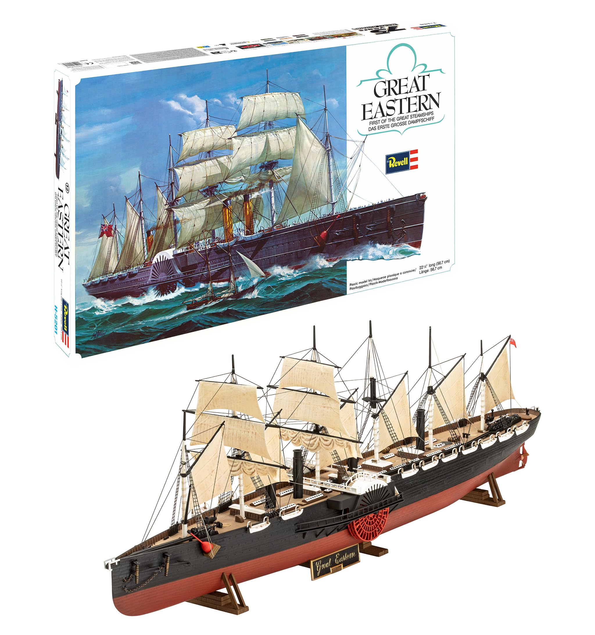 Great Eastern - 75 Years Plastic Modelling 1:388 Scale - Unbuilt/Unpainted Plastic Model Kit