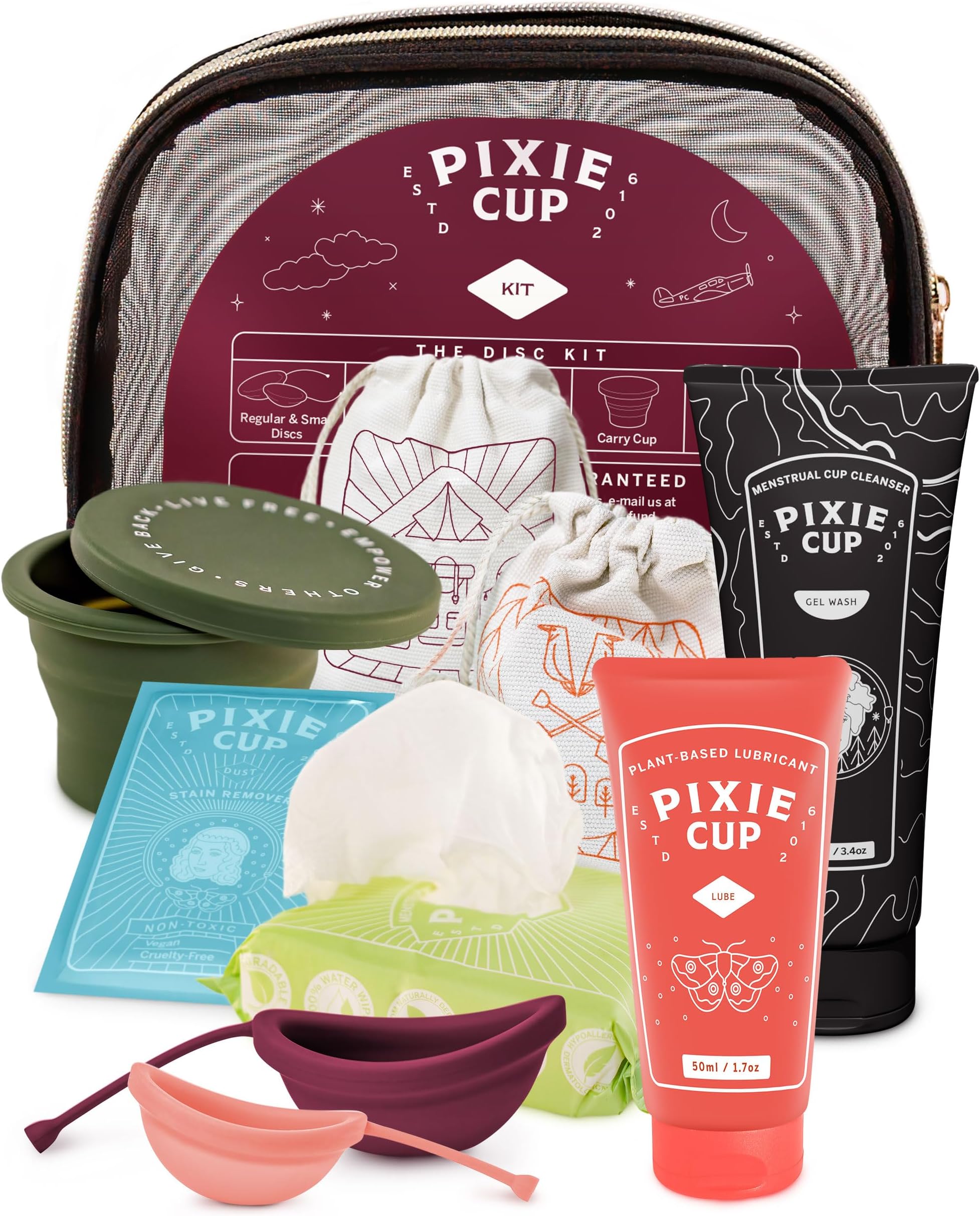 Pixie Menstrual Disc Kit Best Period Disc Starter Kit 2