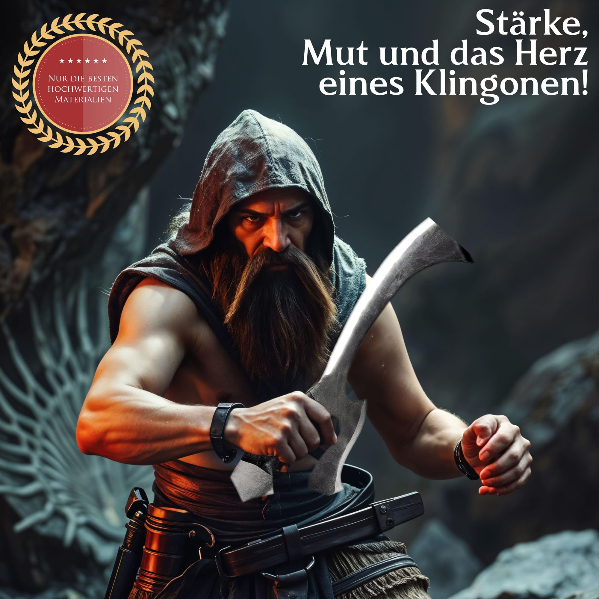 Swords and more Klingon Makleth Trek Fans, Klingonisches Mek'Leth Schwert, Schwert der Ehre, Stahl, Mekleth, Dekoration, Geschenk und Merchandise für Fans & Sammler