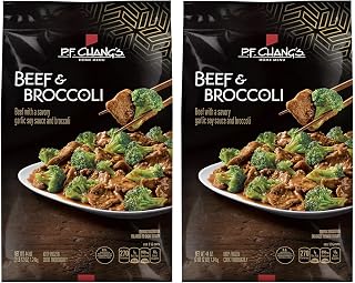 Gourmet Kitchn P.F. Chang's Menu Beef with Savory Garlic Sauce and Broccoli Skillet Meal, Frozen - 2 Pack (44 oz. Each)
