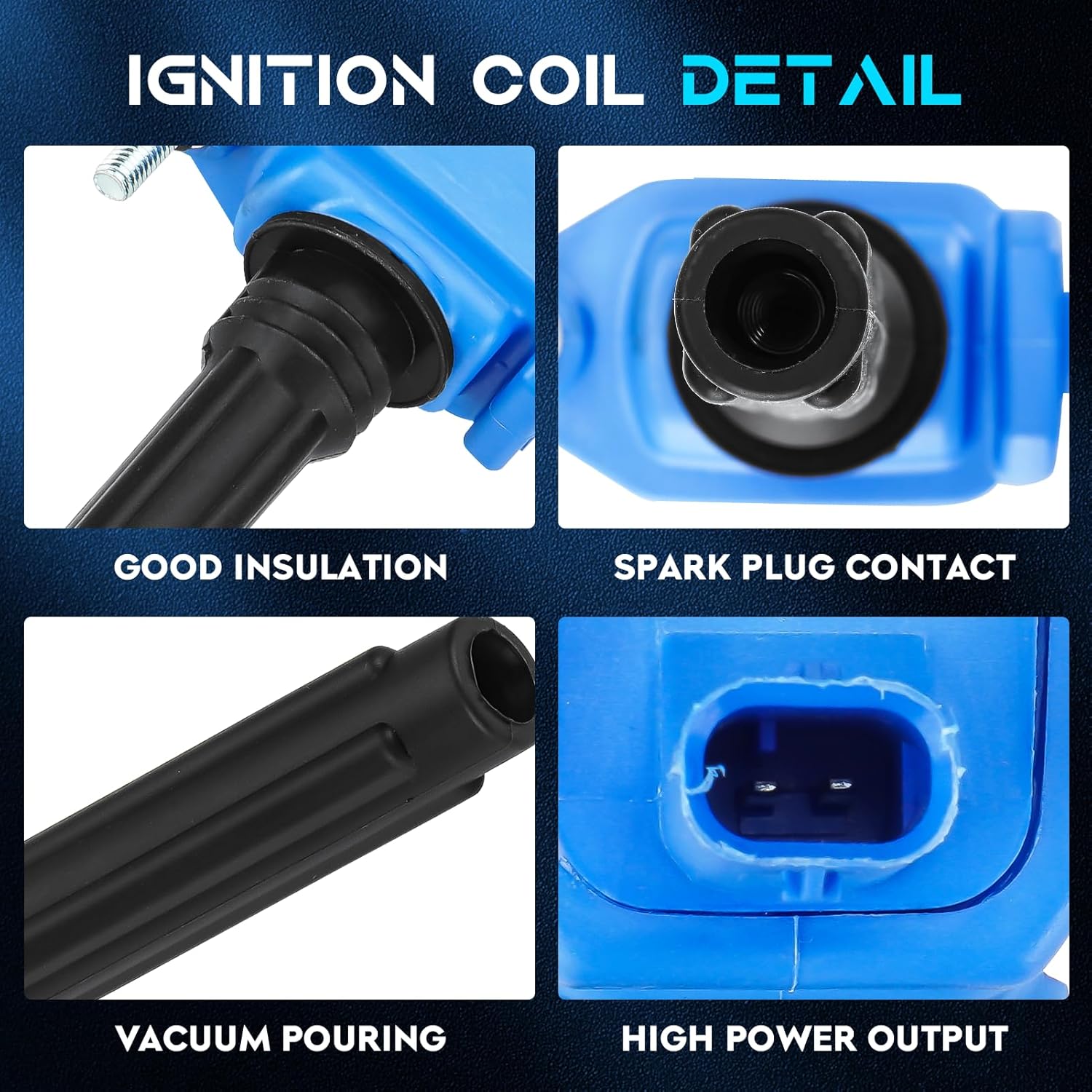 点火コイル 4 個オートバイ点火コイルスティックフィット点火コイル に