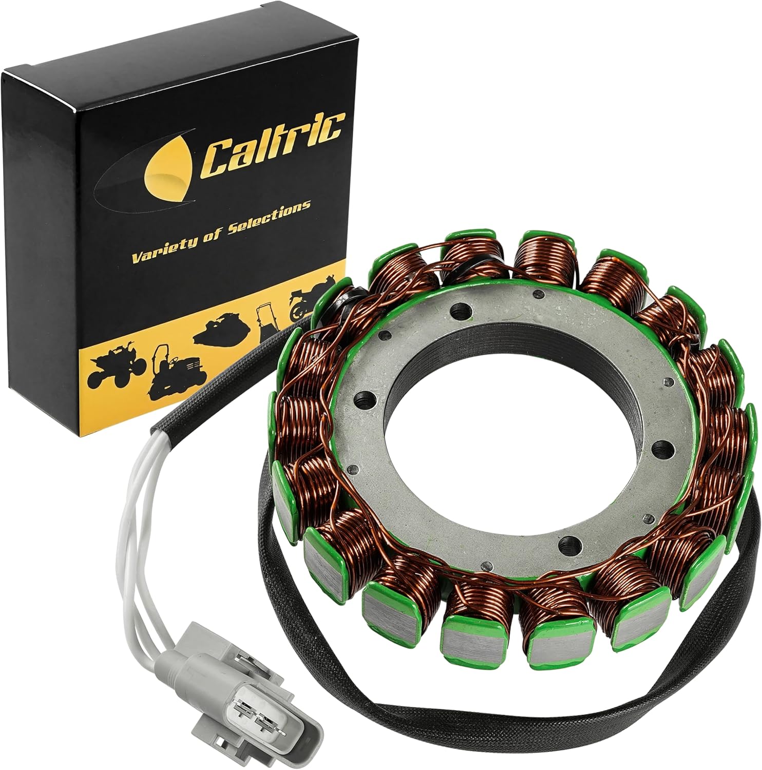 Caltric Stator Charging Coil compatible with Kawasaki KAF620 Mule 3000 / Mule 3010 Trans 4x4 2007-2008