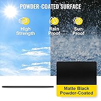 Vista 16 de VEVOR Balaustres de cubierta, husillos de cubierta de metal de 32 x 0.75 pulgadas, paquete de 101 balaustres de escalera con tornillos, barandilla