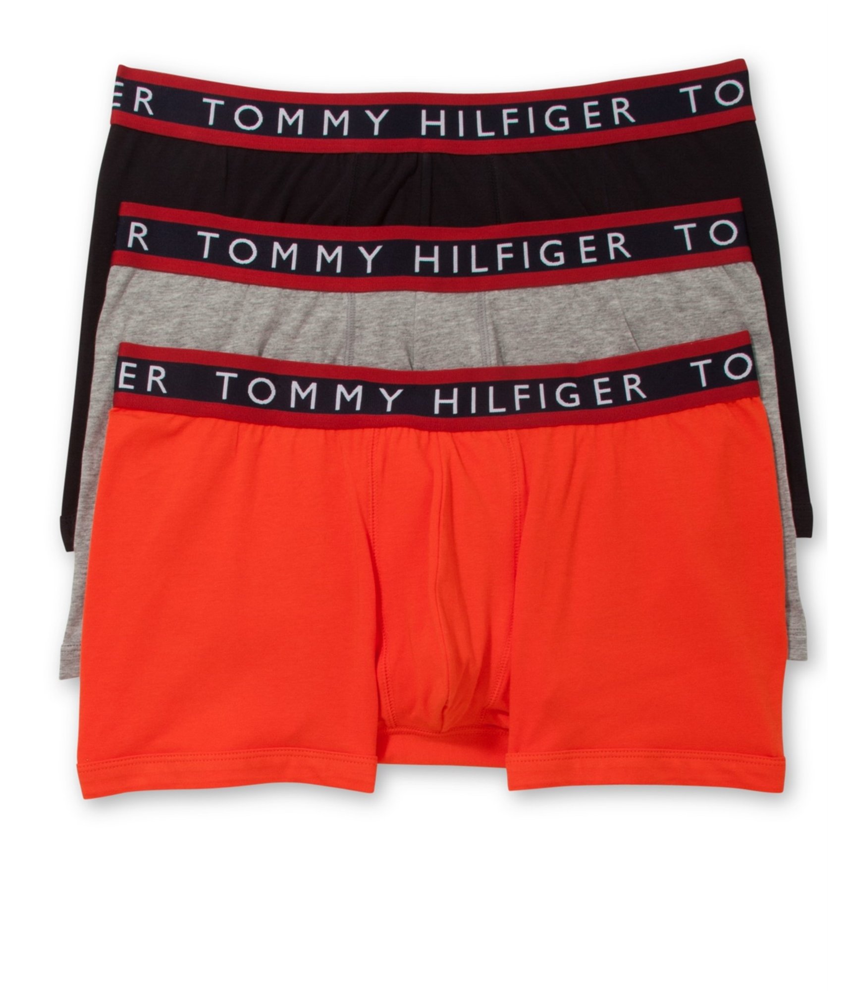 Tommy Hilfiger Men's Underwear 3 Pack Cotton Stretch Trunks