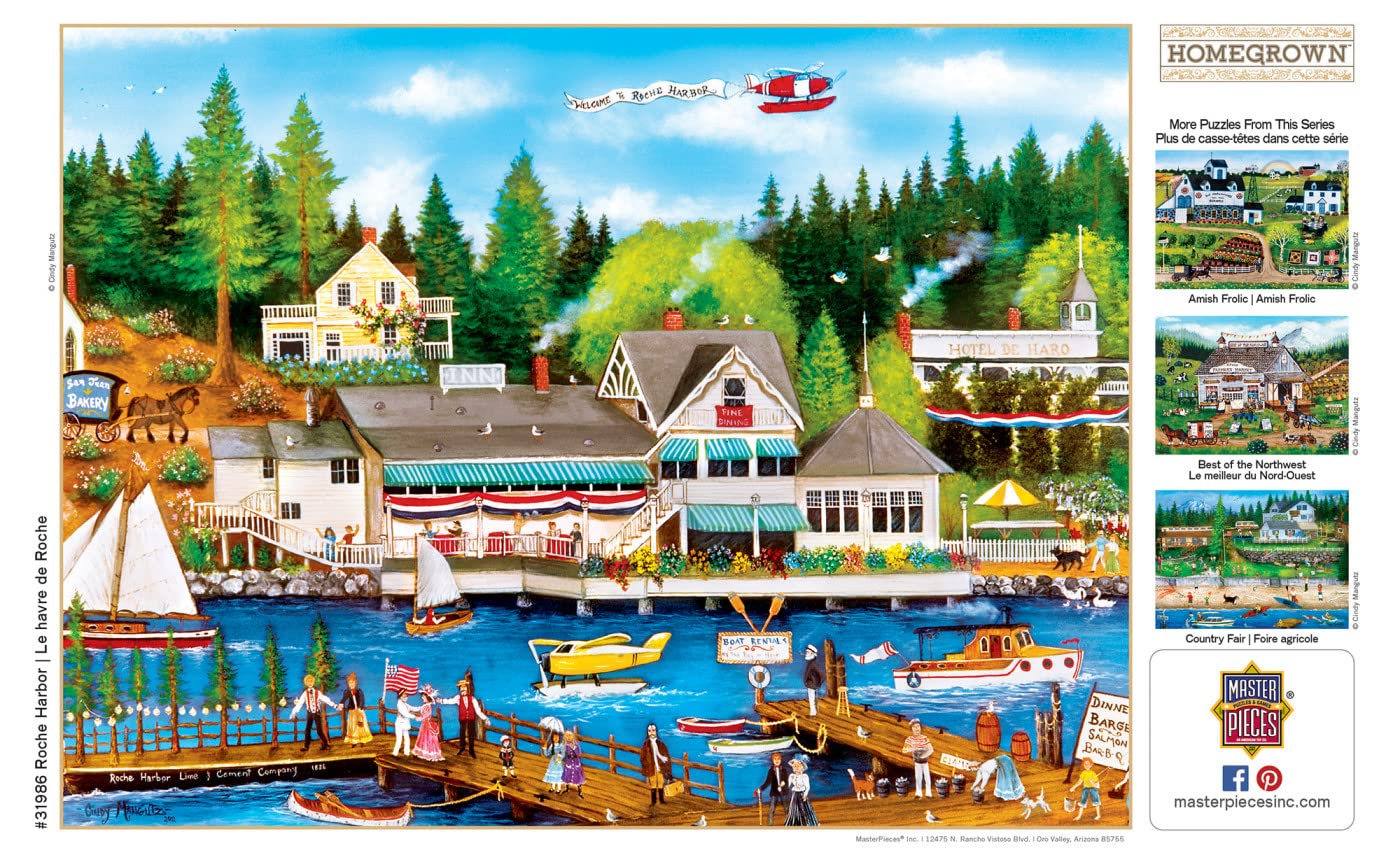 MasterPieces Puzzle da 750 pezzi per adulti, famiglia o bambini, Roche Harbor, 45,7 x 61 cm