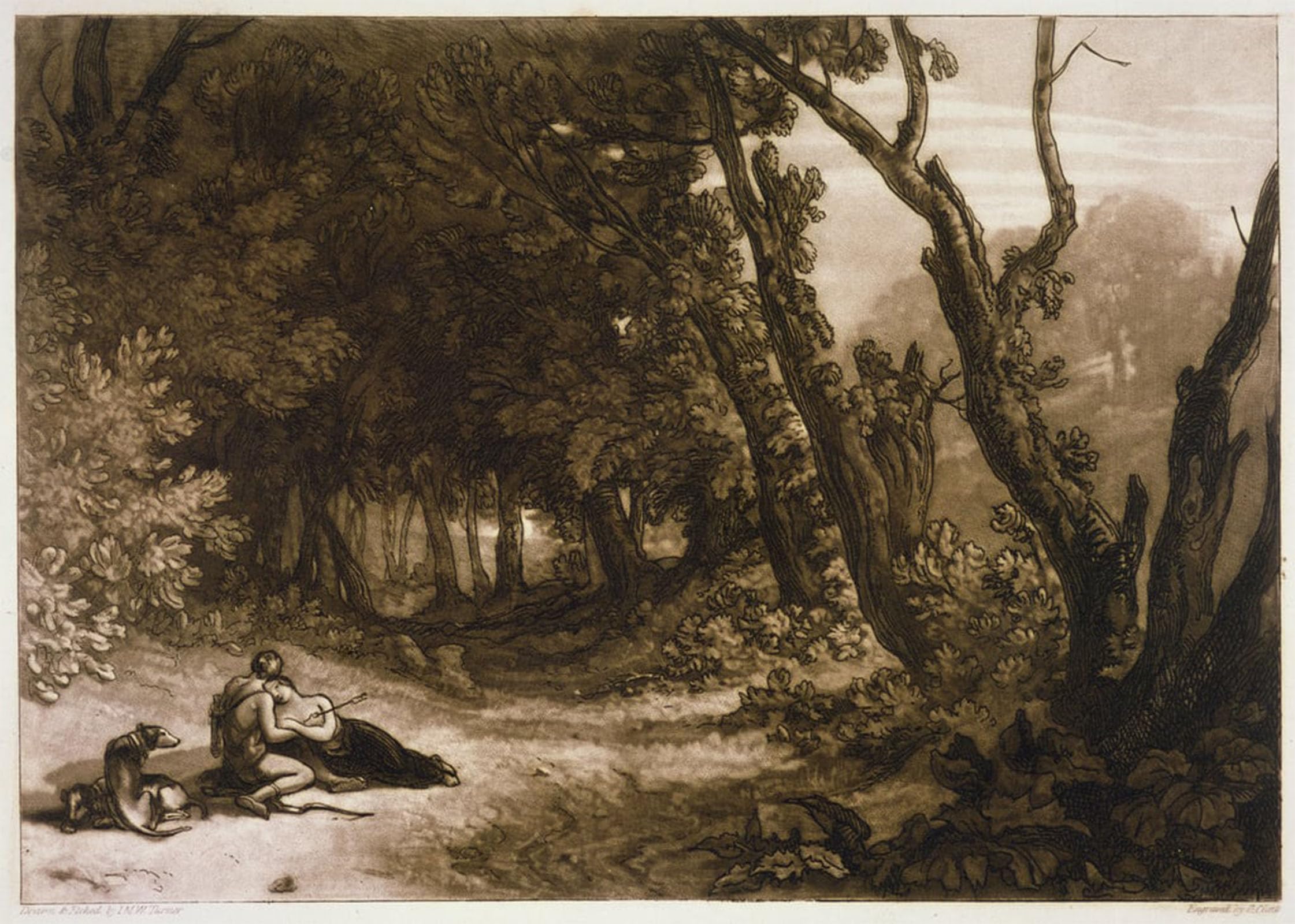 Tableau Toile Procris et Céphale Turner SERENDIPITP 60x90cm