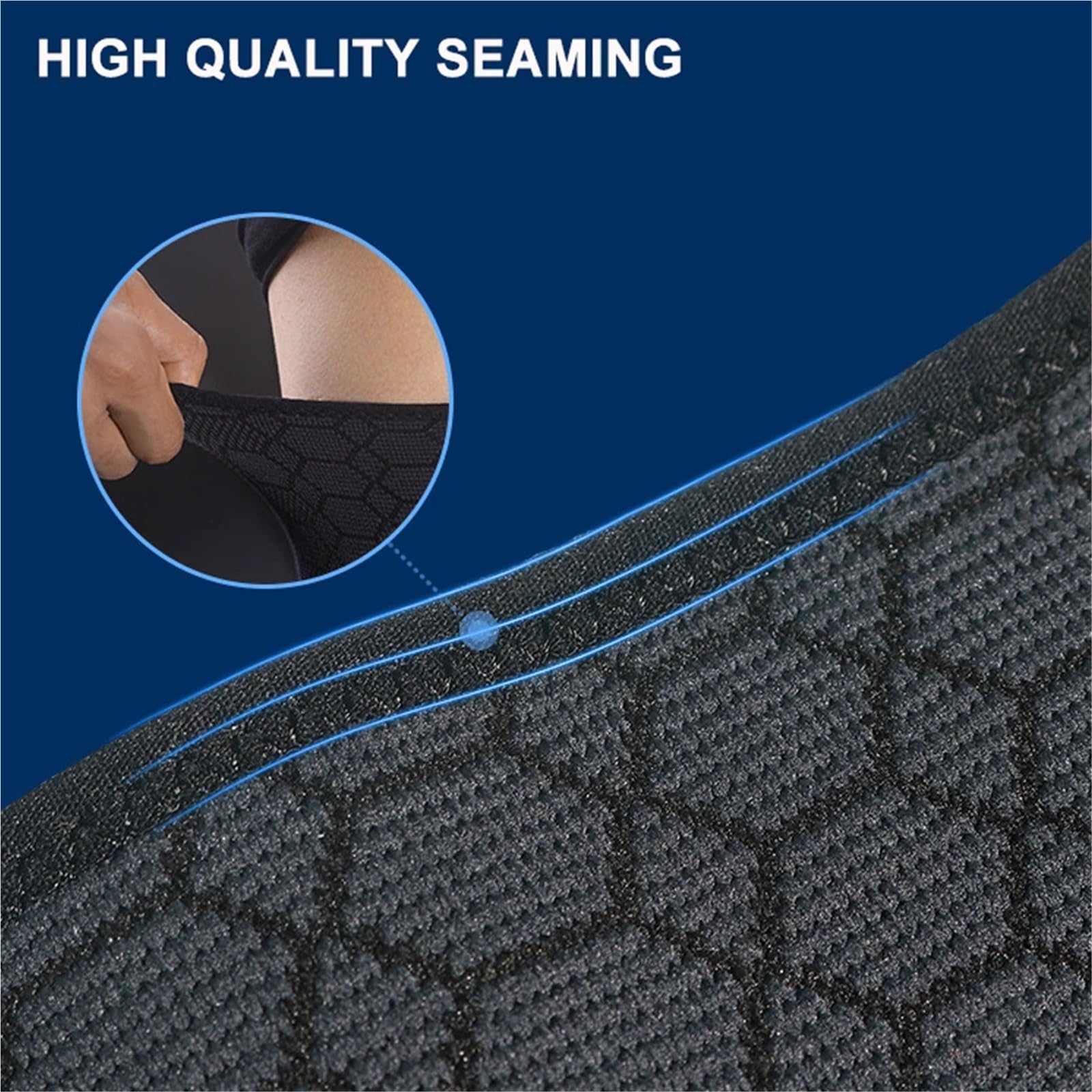 Manchon de compression de jambe Manchon de compression élastique, orthèse cuisse, bandage for blessure musculaire, ischio-jambiers, salle sport