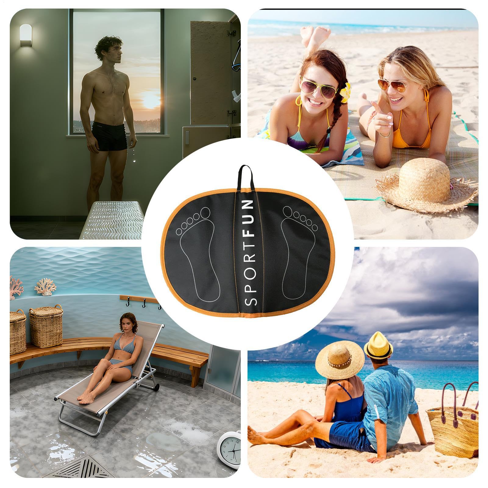 Wickelauflage aus EVA – rutschfeste Pool- und Strandmatte für Tauchanzüge, schützt Kleidung vor Feuchtigkeit und Sand, perfekt für Wassersport, Ausflüge