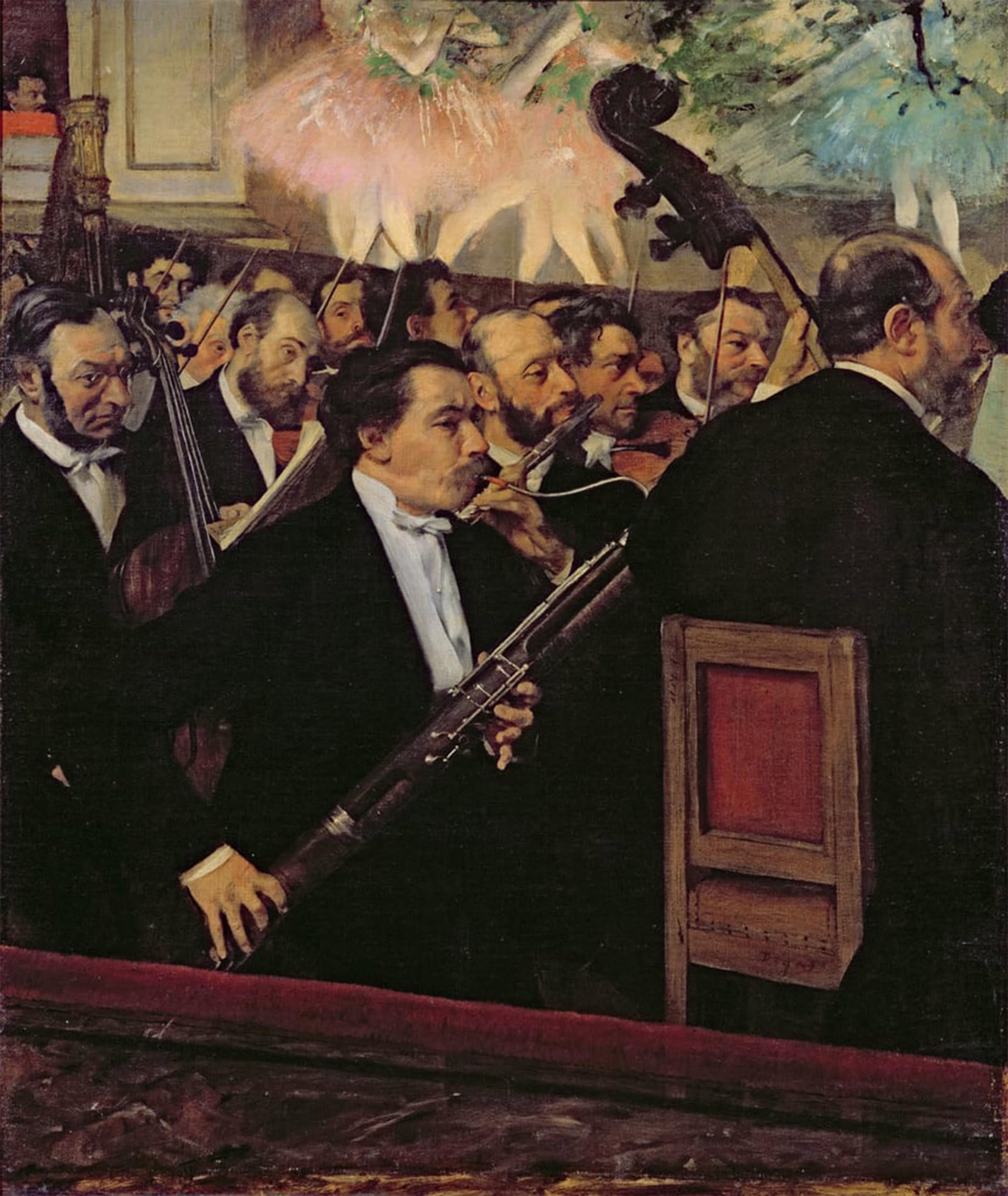 POSTERIIk Vintage Art Print Images Pictures Print the Opera Orchestra by Edgar Degas Modern Colour Posters for Office Home Decor 60x90cm