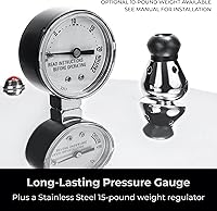 Vista 6 de THE TANKER by Denali Canning - 23 Quart Beginner Friendly Pressure Canner & Cooker Induction Compatible Pressure Gauge, 15lb & 10lb Weights