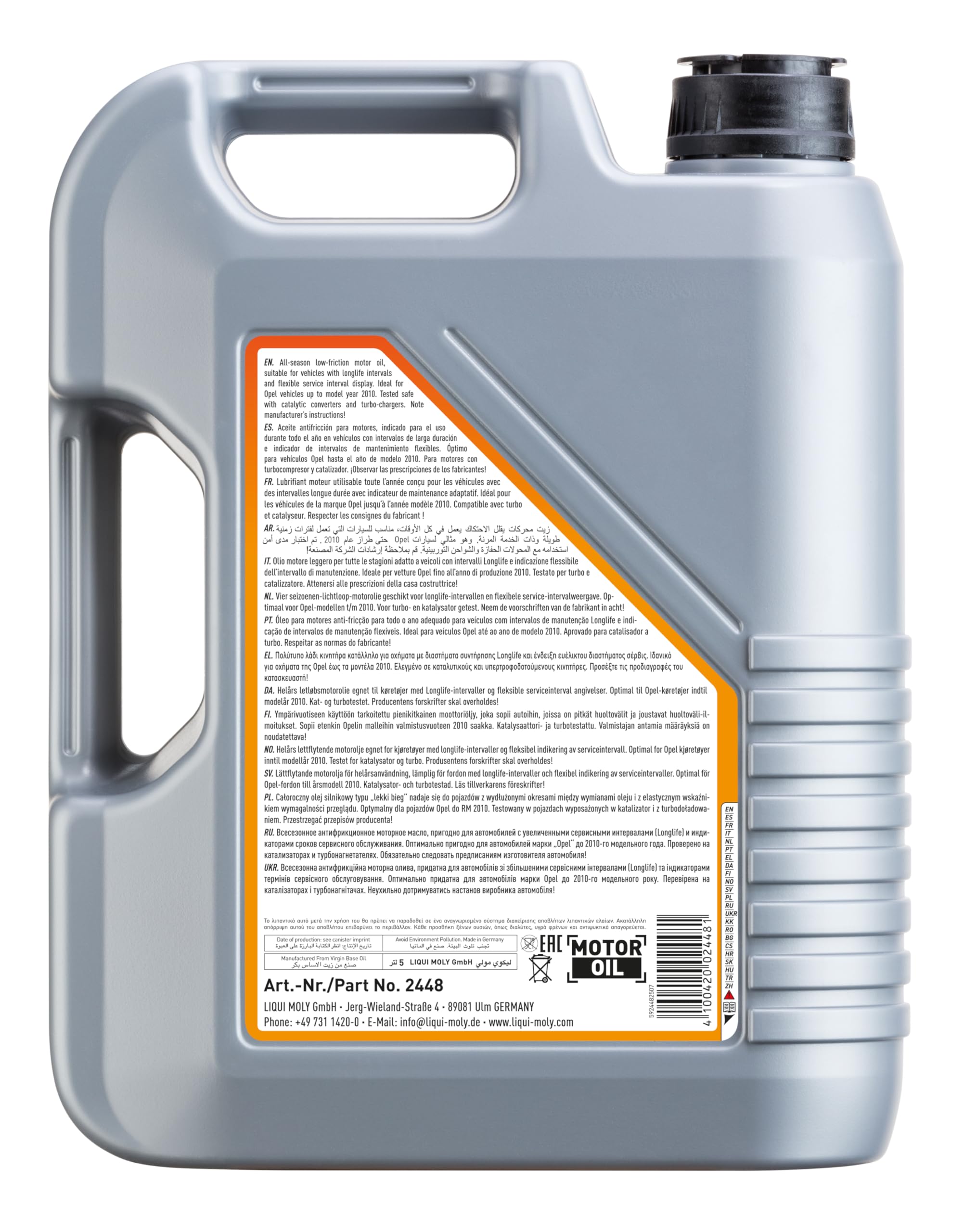 LIQUI MOLY Motoröl 5W-30 Special Tec Synthetiköl Motor Öl ACEA A3/B4 API SL LL 5L Kompatibel mit VW Golf 7 Schrägheck 5G1, BQ1, BE1, BE2 Golf 4 Schrägheck 1J1 Golf 6 5K1 Golf 5 Schrägheck 1K1 POLO 9N