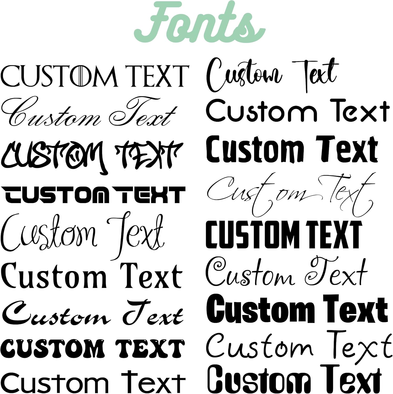 Personalized Custom Text Vinyl Sticker Personalize Your Space with Custom Vinyl