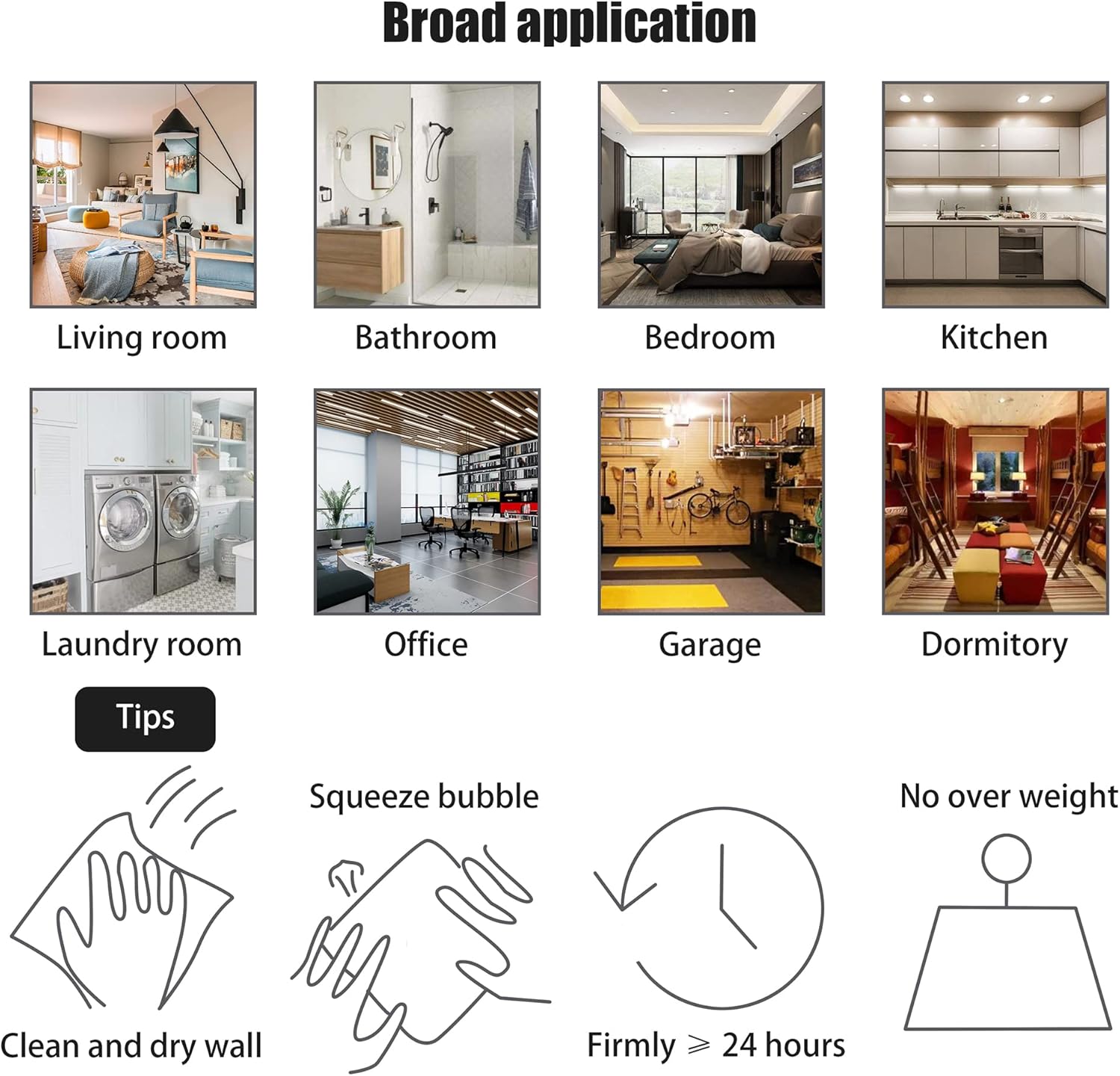 Self Adhesive Screw Set,No Drilling Wall Hanging Tool,Traceless Sticker Hook,Easy Mounted Back Glue Hanger,Strong Bearing/Nail Free/Stainless Steel/Heavy Duty/Waterproof/Seamless/Reusable(18pcs)