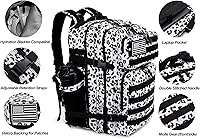 Vista 5 de LHI - Mochila táctica militar para hombres y mujeres, mochila del ejército de 45 l, mochila de asalto de 3 días, mochila grande con sistema Molle